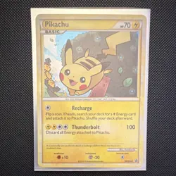 Pokemon Pikachu HGSS03 TCG Card Basic 70 HP 2010 English Regular - Image 3