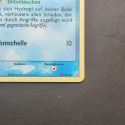 Pokemon TCG Karte - EX Crystal Guardians 57/100 - Hydropi Deutsch - Image 5