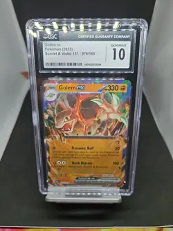 Golem ex 076/165 - MEW 151 - CGC 10 - Pokemon Card TCG (Equiv. PSA BGS) - Image 1
