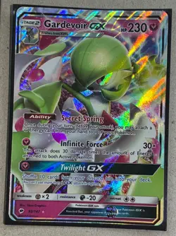 Gardevoir GX 93/147 Pokemon Burning Shadows Sun & Moon Ultra Rare Card W/ Sleeve - Image 1