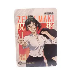 Maki Jujutsu Kaisen Anime Collectible Trading Card - Image 1