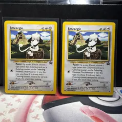 Smeargle 32 WOTC Promos Black Star Promo Pokemon Card 2x - Image 1