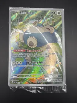 Pokemon TCG Snorlax 051 SV Scarlet & Violet 151 Promo Card Sealed - Image 1