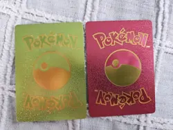 Dragonite V & Vstar Foil Fan Art Vinyl Textured Collector Card Red & Lime Green - Image 2