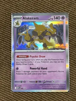 Pokemon Alakazam Holo Rare TCG B&B Promo Card 003 NM Condition - Image 1