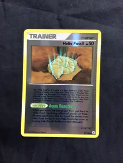 Pokemon Cards: Majestic Dawn Reverse Holo: Helix Fossil 90/100 - Image 1