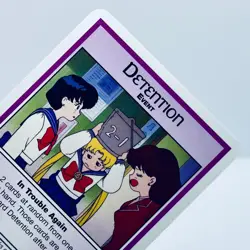 Sailor Moon CCG Premier Edition Event Detention Trading Card - Image 3
