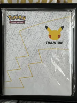 Pokemon Celebrations 25th Anniversary Jumbo Card Binder - Pikachu Promo - Image 2