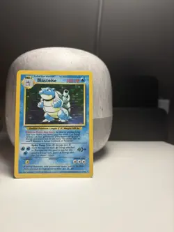 Pokemon TCG Blastoise Base Set Holo Unlimited Rare Card 2/102 Lightly Played - Image 1