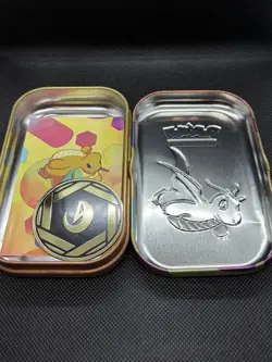 Pokemon TCG 151 Dragonite Mini Tins With Art Card and Coin - Image 3