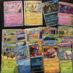 Pokemon Prismatic Evolutions Destined Rivals Bulk Lot 220 Cards + 29 Holos - Image 2