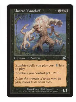 Undead Warchief Scourge Magic The Gathering MTG Card - Image 1