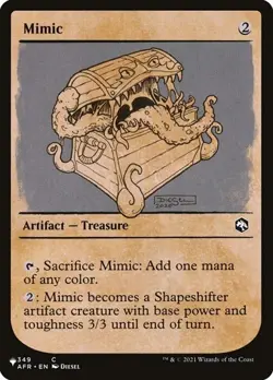 1x Mimic - Showcase NM Eng MTG - The List - Image 1