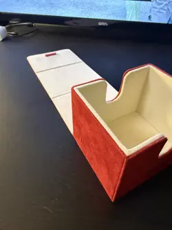 Ultra Pro Vivid Deluxe Alcove Edge Deck Box Red - Image 3