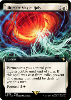 Ultimate Magic: Holy (Extended Art) 0110 Commander: Final Fantasy MTG - Image 1