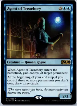 Core Set 2020 #43 Agent of Treachery - Image 1