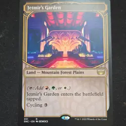 Magic: The Gathering Jetmir's Garden Showcase Rare Land Streets of New Capenna - Image 1