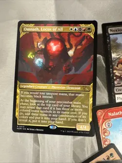 Omnath, Locus of All -Dragon-FIVE COLOR Magic MTG Custom Commander Deck - Image 1