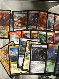 Omnath, Locus of All -Dragon-FIVE COLOR Magic MTG Custom Commander Deck - Image 2