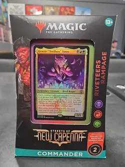 Magic the Gathering - Streets of New Capenna Commander Deck - RIVETEERS RAMPAGE 195166121468 - Image 1