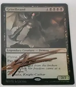 MTG FOIL GRISELBRAND Grand Prix Promo SHADOW SIGNED BY ARTIST - Image 1