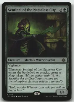 Sentinel of the Nameless City R The Lost Caverns of Ixalan 211 LP - Image 1