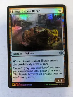 Bomat Bazaar Barge Magic the Gathering MTG KLD Kaladesh 198/264 U 2016 Foil - Image 1