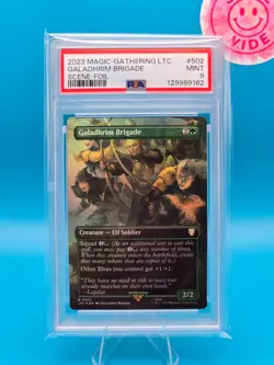 PSA 9 - 2023 MAGIC THE GATHERING LTC, 502 GALADHRIM BRIGADE SCENE-FOIL - Image 1