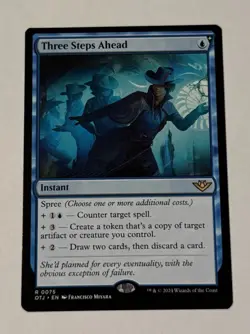 MTG Three Steps Ahead - Outlaws of Thunder Junction NM - Image 1