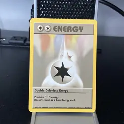 DOUBLE COLORLESS ENERGY - 96/102 - Base Set - Pokemon Card - NM - Image 1