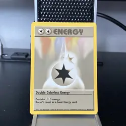DOUBLE COLORLESS ENERGY - 96/102 - Base Set - Pokemon Card - NM - Image 2