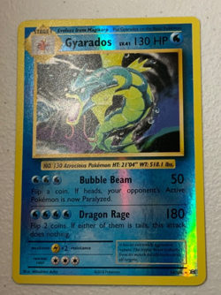 2016 Pokemon XY Evolutions Gyarados Reverse Holo #34/108 - Image 2