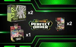Pokemon Center Perfect Order 2-PC ETB, 1-Booster Box, 2-Booster Bundle: PRESALE - Image 1