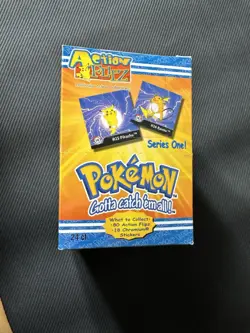 1999 Pokemon Action Flipz Series 1 Booster Hobby Box Artbox 24ct Packs Sealed - Image 1