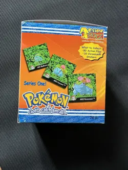 1999 Pokemon Action Flipz Series 1 Booster Hobby Box Artbox 24ct Packs Sealed - Image 2