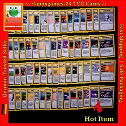 60x Pokemon Karten WOTC POOR Trainer Sammlung gemischt div. Set TCG no Holo /E98 - Image 1