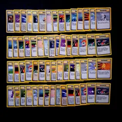 60x Pokemon Karten WOTC POOR Trainer Sammlung gemischt div. Set TCG no Holo /E98 - Image 2