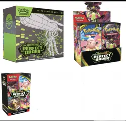 Pokemon ME Perfect Order Booster Box, Booster Bundle X2, ETB x2Preorder - Image 1