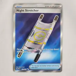 Night Stretcher 173/132 Mega Evolutions Full Art Ultra Rare Pokemon TCG NM 2025 - Image 1