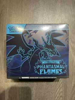 Pokemon TCG Mega Evolution Phantasmal Flames Elite Trainer Box ETB SEALED - Image 1
