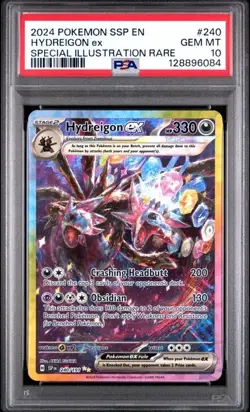 2024 POKEMON SSP EN-SURGING SPARKS #240 HYDREIGON ex PSA 10 - Image 1