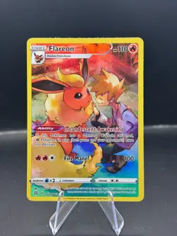Pokemon Flareon Ultra Rare Holo SWSH09 Brilliant Stars Trainer Gallery TG01/TG30 - Image 1