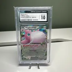 Pokemon Wigglytuff ex Scarlet & Violet - 151 040/165 Holo Double Rare CGC 10 - Image 1