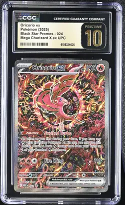 Oricorio ex 2025 Pokemon Black Star Promos CGC 10 #024 - Image 1