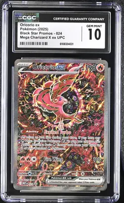 Oricorio ex 2025 Pokemon Black Star Promos CGC 10 #024 - Image 1