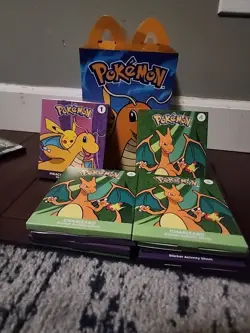 McDonalds 2025 Pokemon Dragon Discovery set of 10/w New/unused Meal Box - Image 1