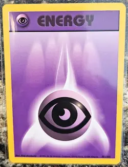 1999 Pokemon Basic Base Set Psychic Energy 101 NM or Better - Image 1