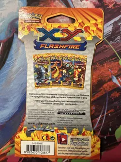 Pokemon XY FlashFire SEALED Sleeved Booster Pack 820650108877 - Image 2