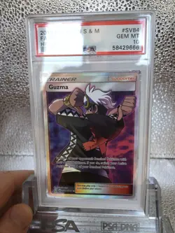 Pokemon Hidden Fates Guzma Full Art SV84/SV94 PSA 10 GEM MINT - Image 3