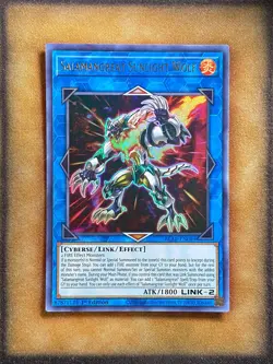 Yugioh Salamangreat Sunlight Wolf BLAR-EN089 Ultra Rare 1st Ed NM - Image 1